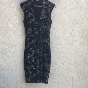 Gold Rush Little Black Dress